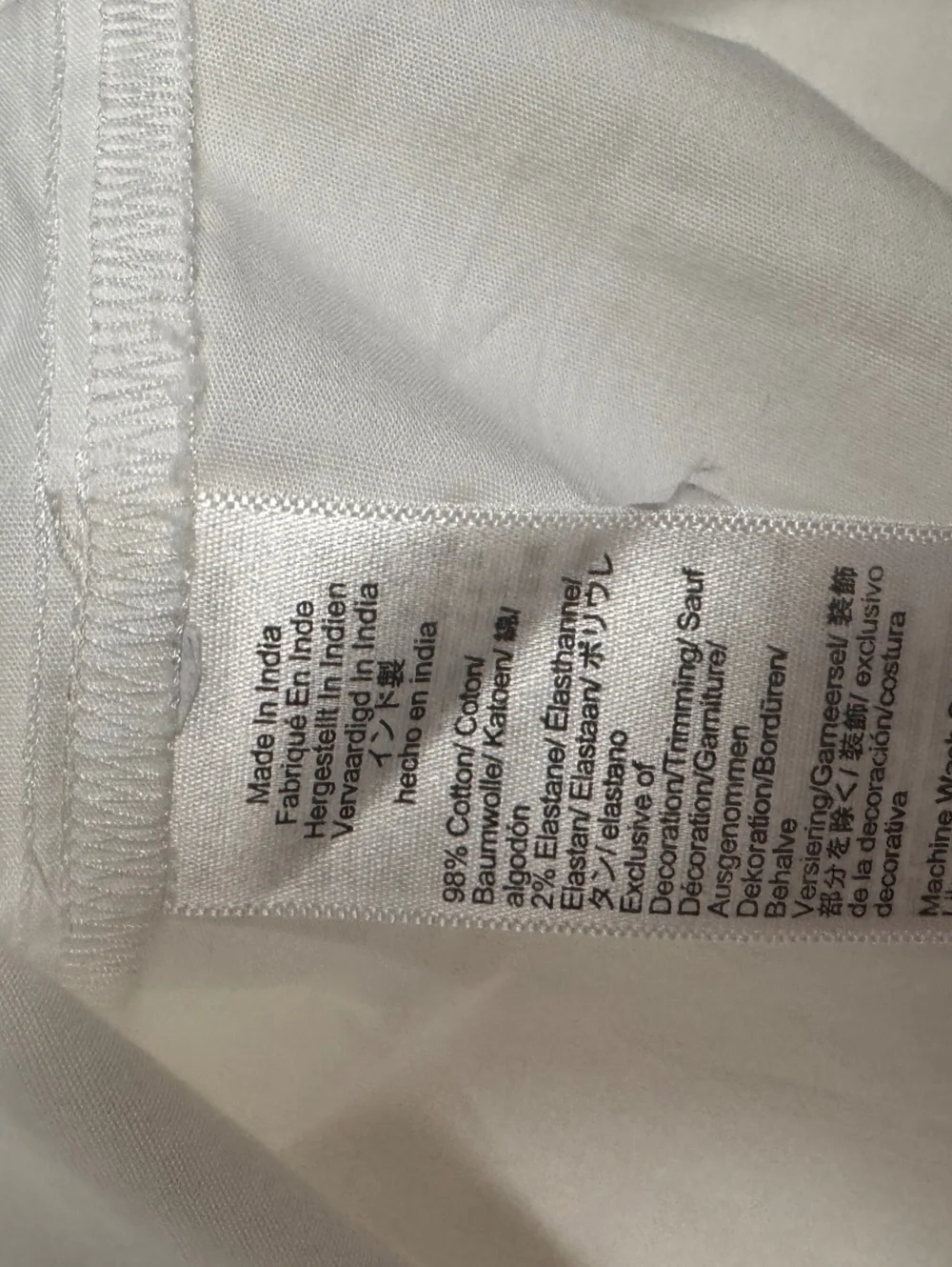 J.Crew Button-Up Shirt White Regenerative Cotton Blend L